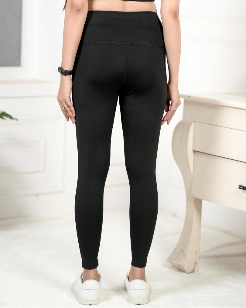 Black Active Leggings -Active leggings pants