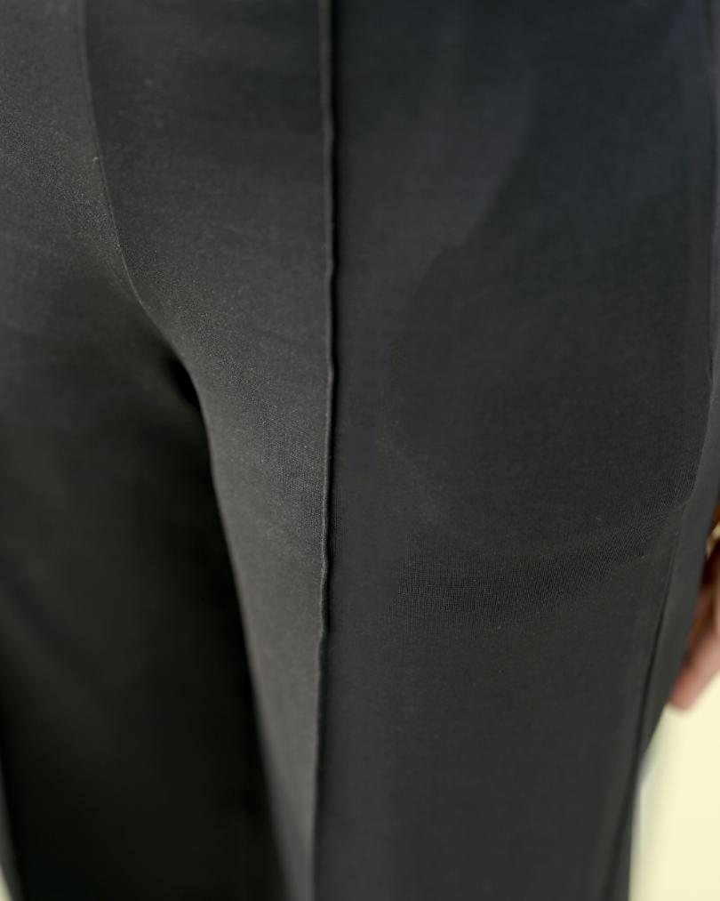 Black Extra Flare Fit Pants -Milano extra flare fit pants