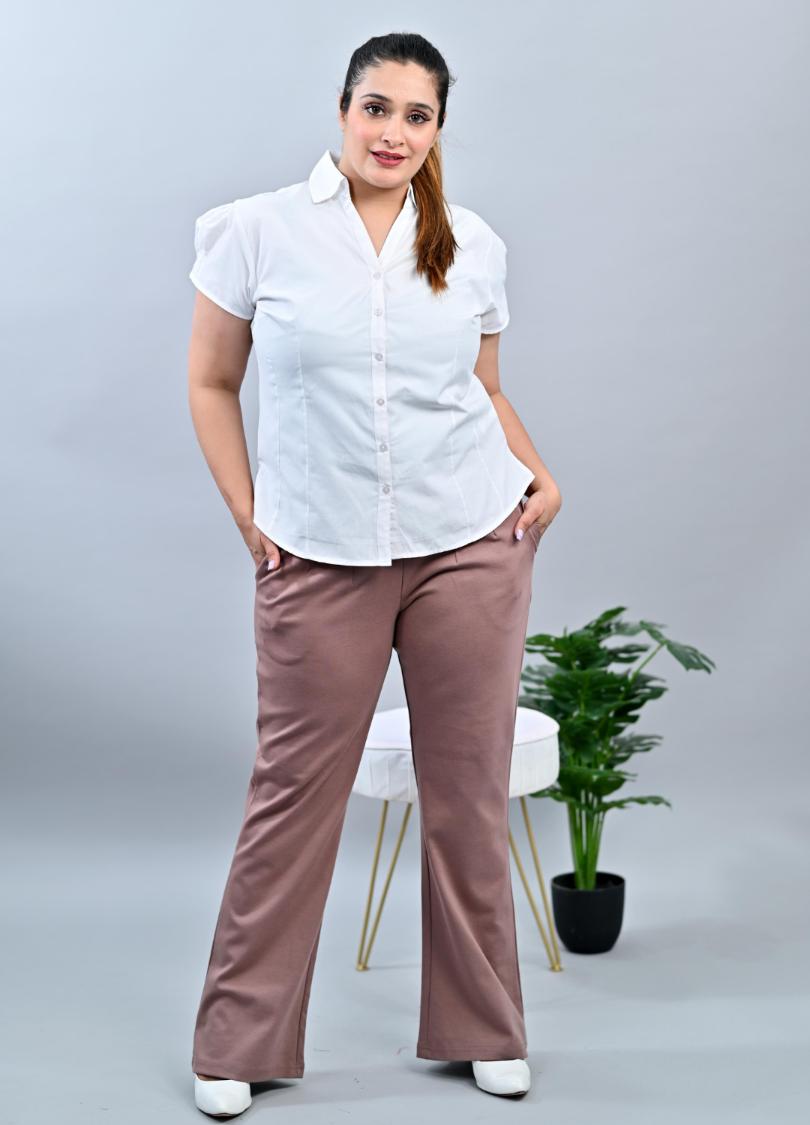 Cairo Plus Size Bootcut Flare Pants -Milano plus size bootcut flare pants