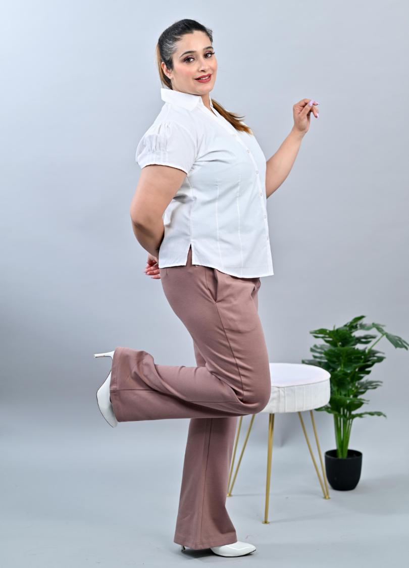 Cairo Plus Size Bootcut Flare Pants -Milano plus size bootcut flare pants