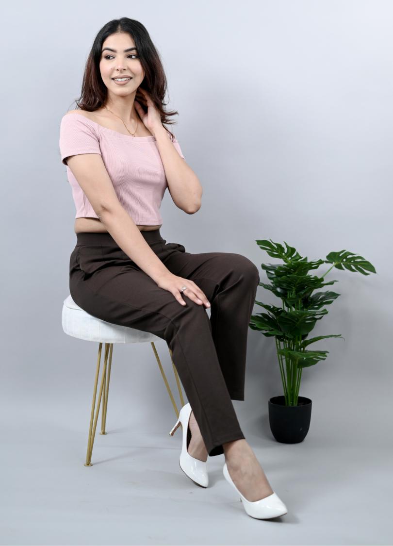 Coffee bean cigarette pants