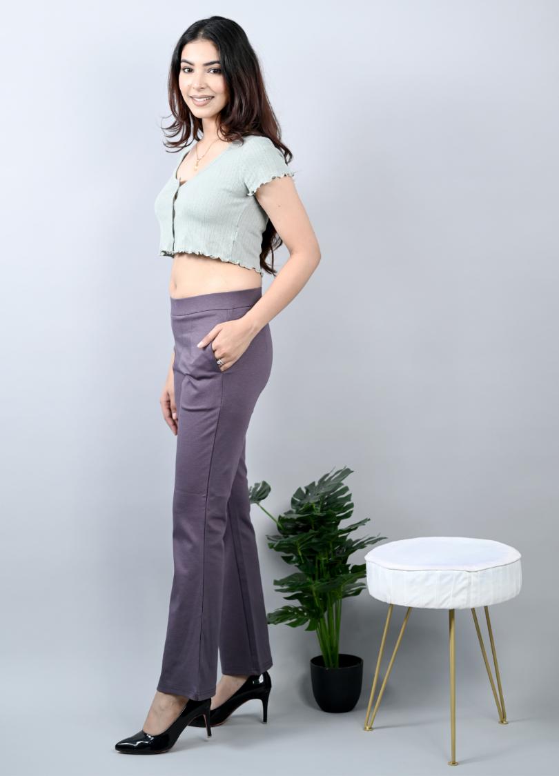 Jamun Bootcut Flare Pants -Milano bootcut flare pants