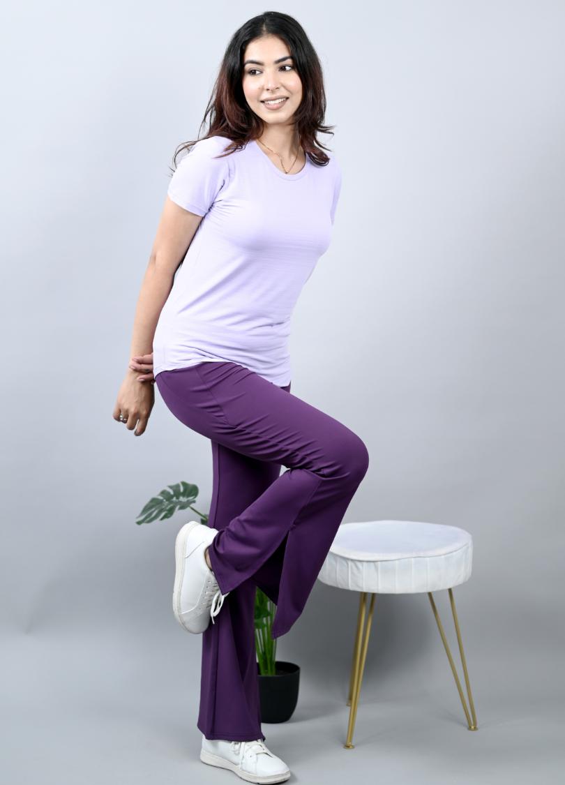 Lavender Active T Shirt -Active t shirt