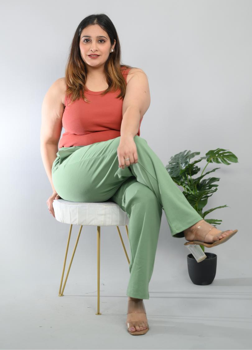 London forest plus size cigarette pencil pants