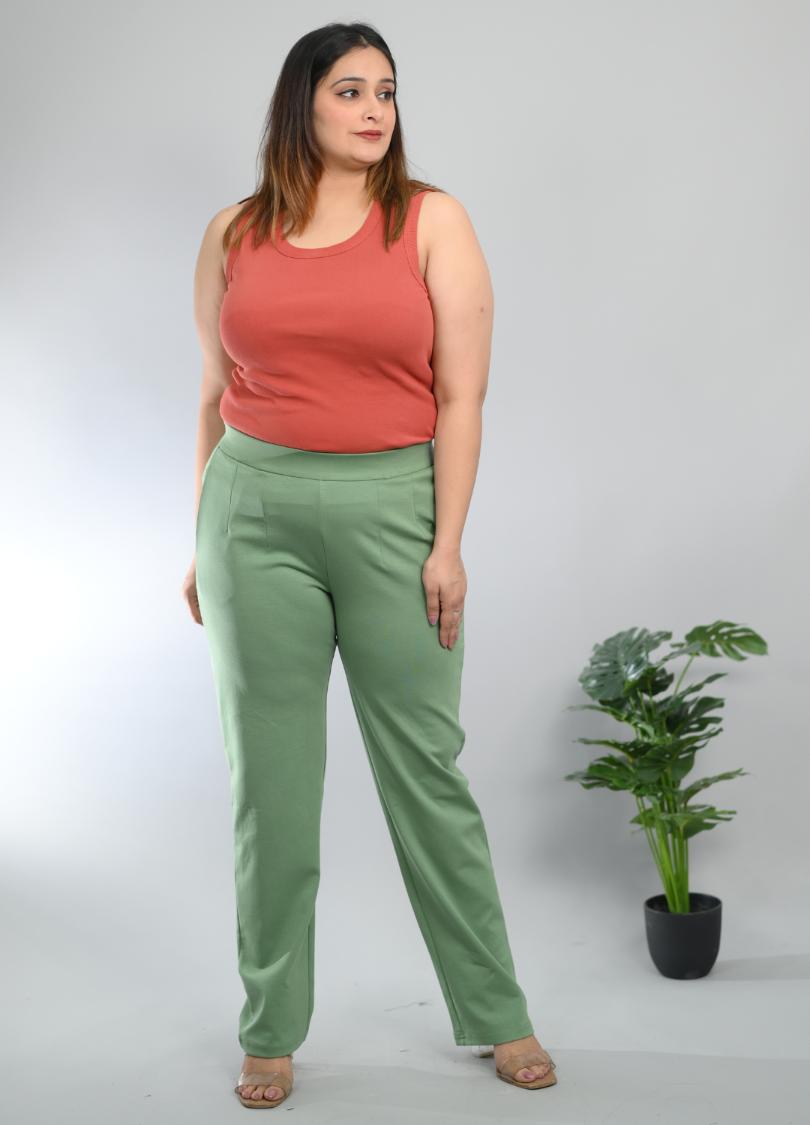 London forest plus size cigarette pencil pants