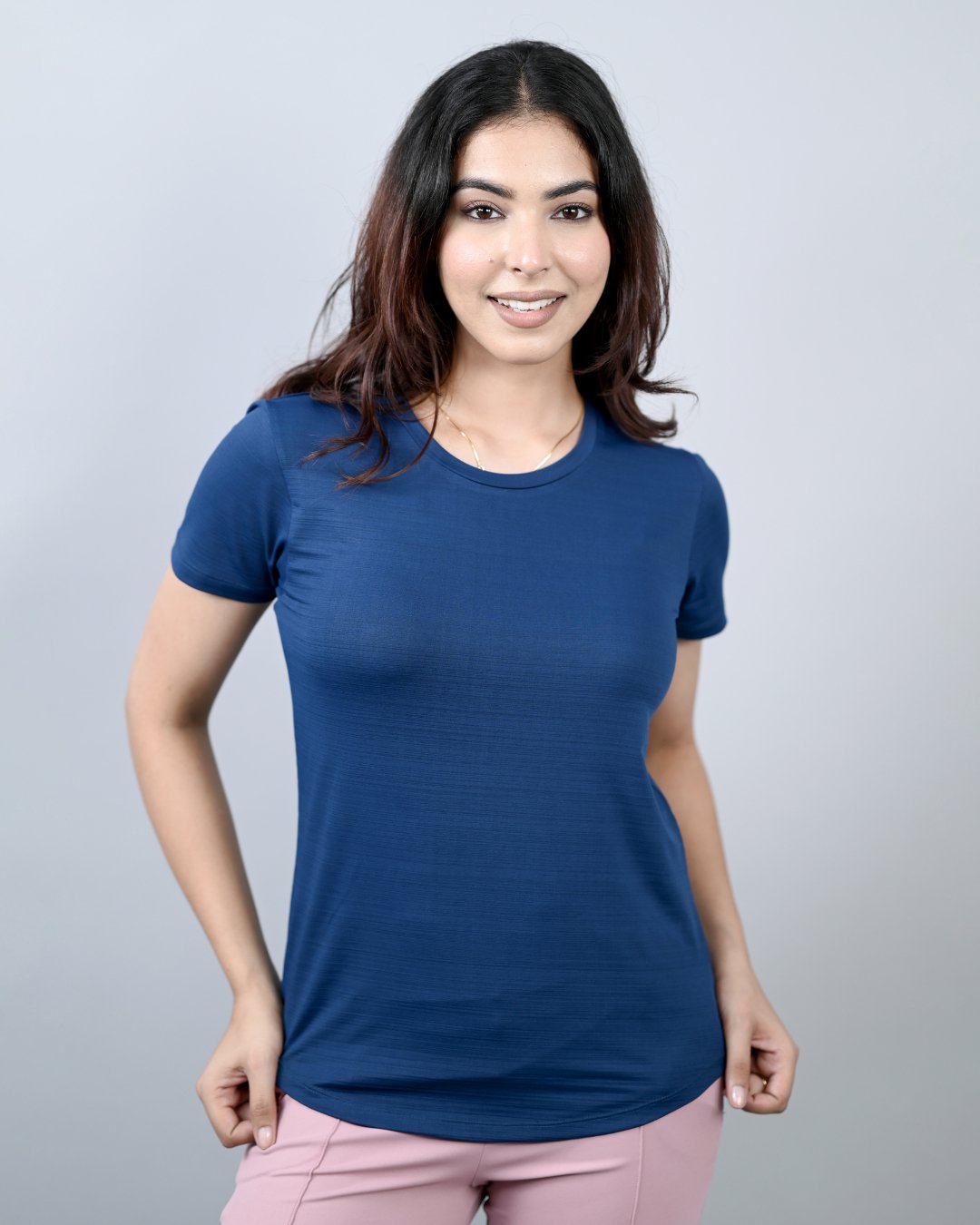 Navy Active T Shirt -Active t shirt