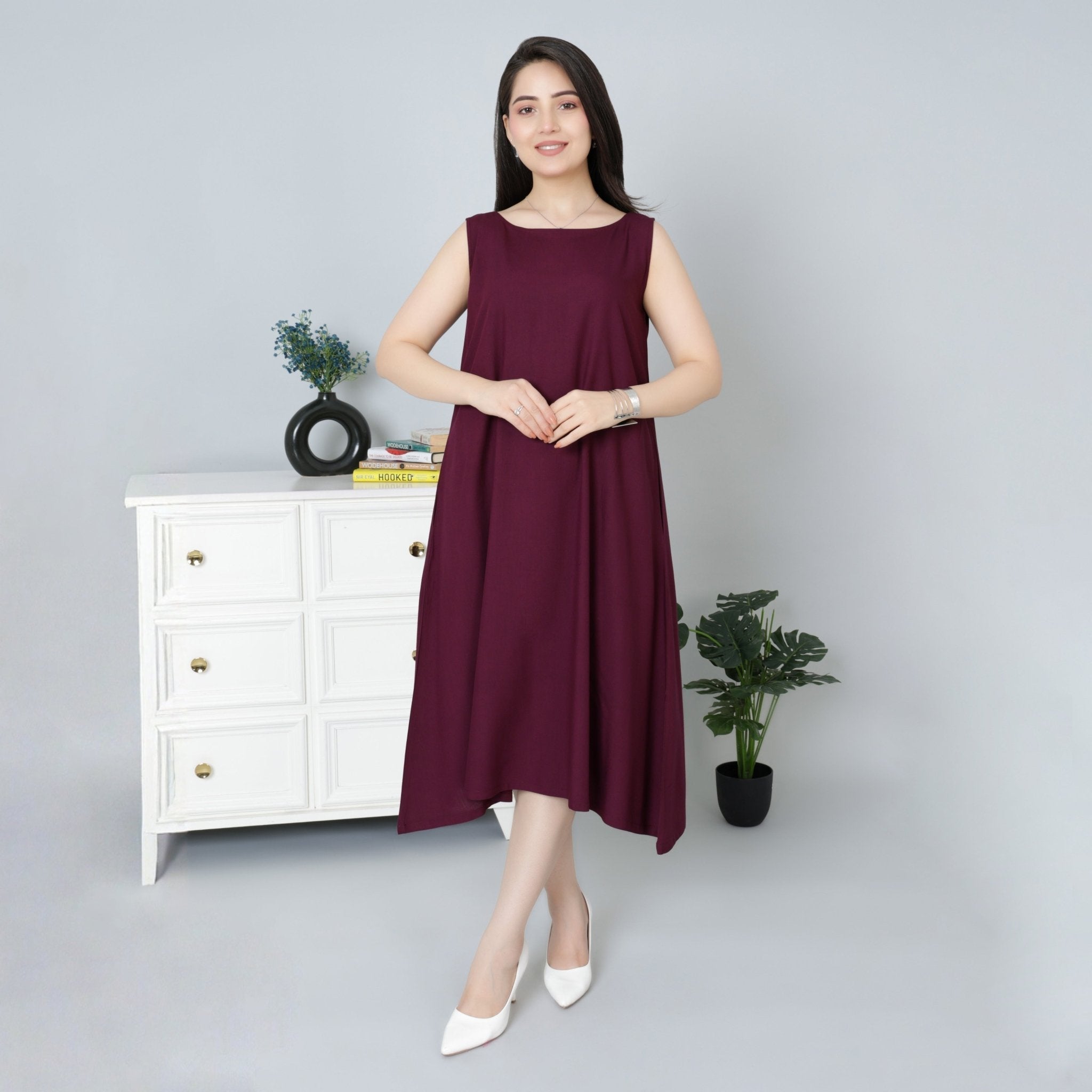 flare dress with pockets African print short A line flare dress with pockets main image 0