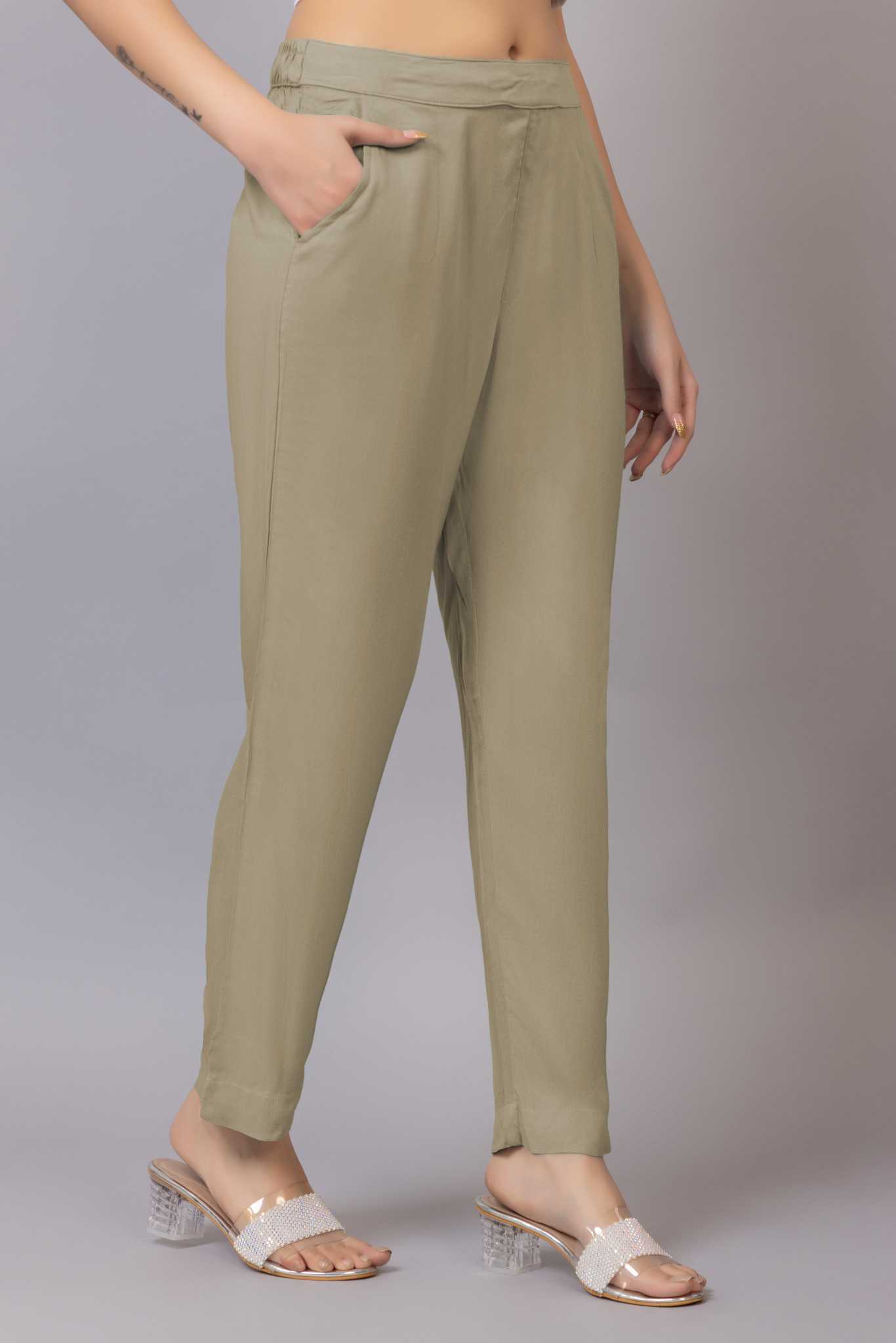Tea leaf rayon pant [ 100% Rayon, Liva Certified ]