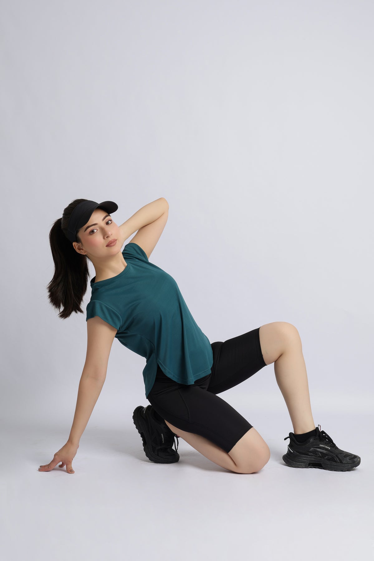 Teal active style tshirt