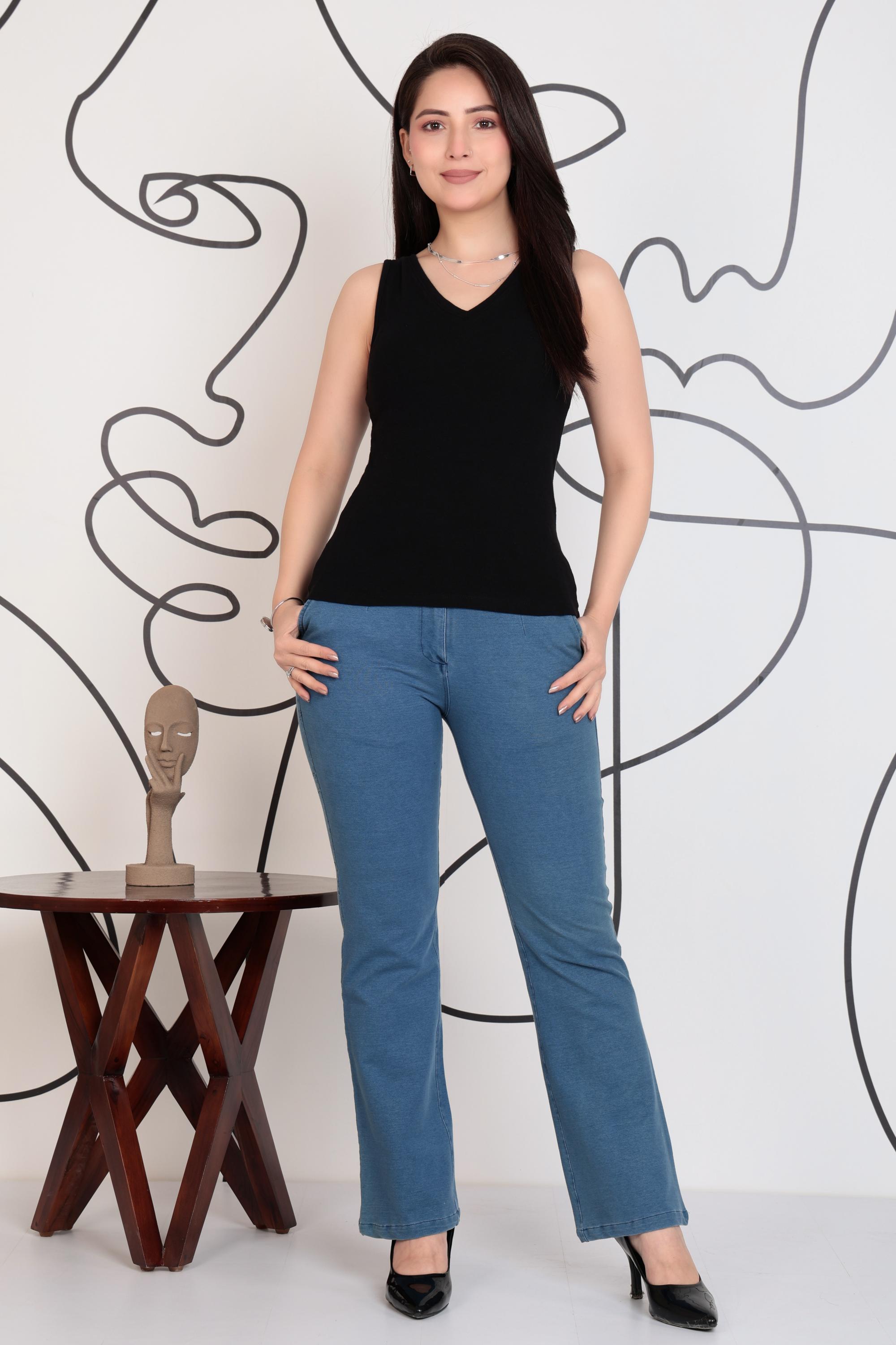 Black rib v-neck vest  [ 280 GSM non transparent fabric ]
