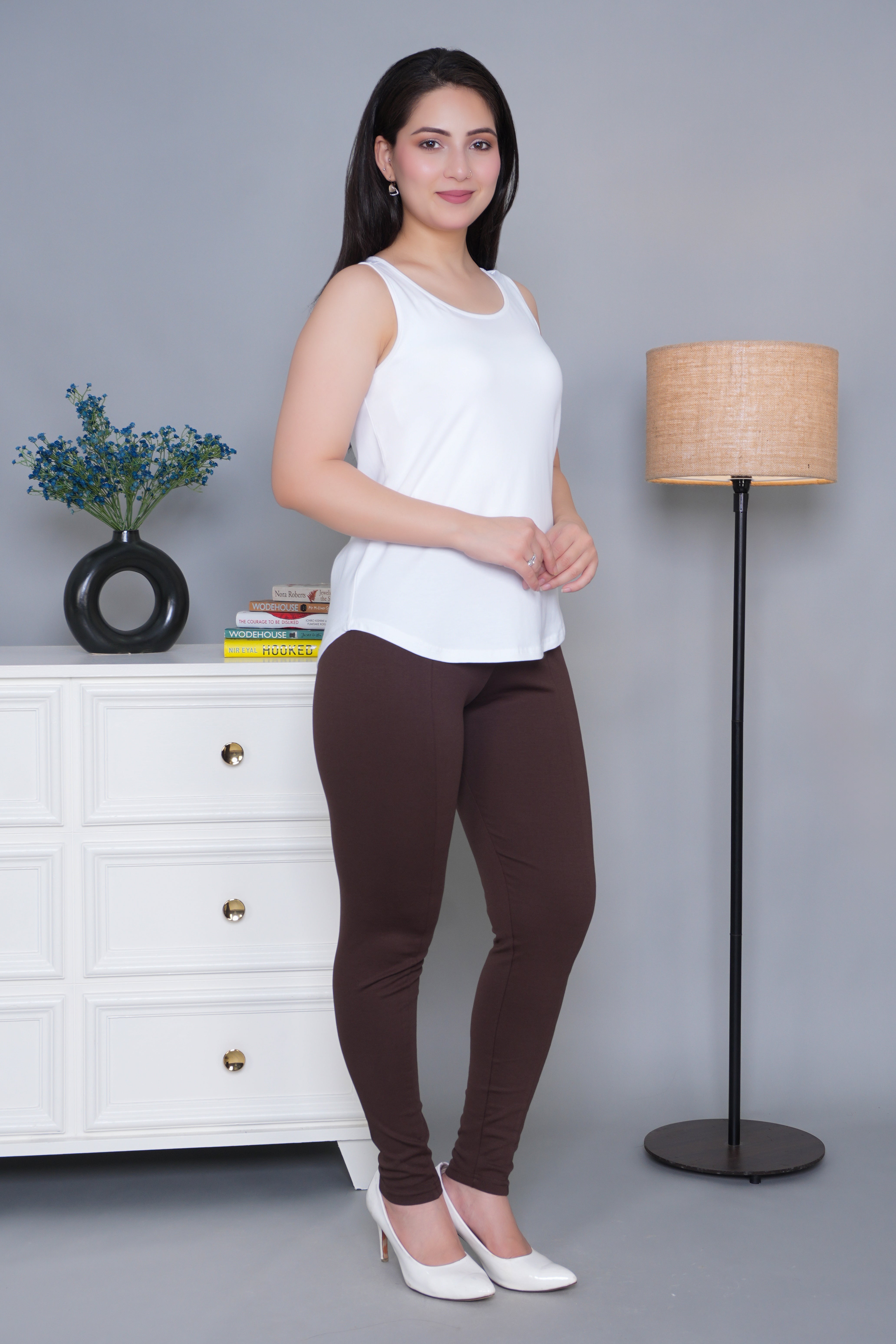 White Cotton vest [100% Cotton spandex]