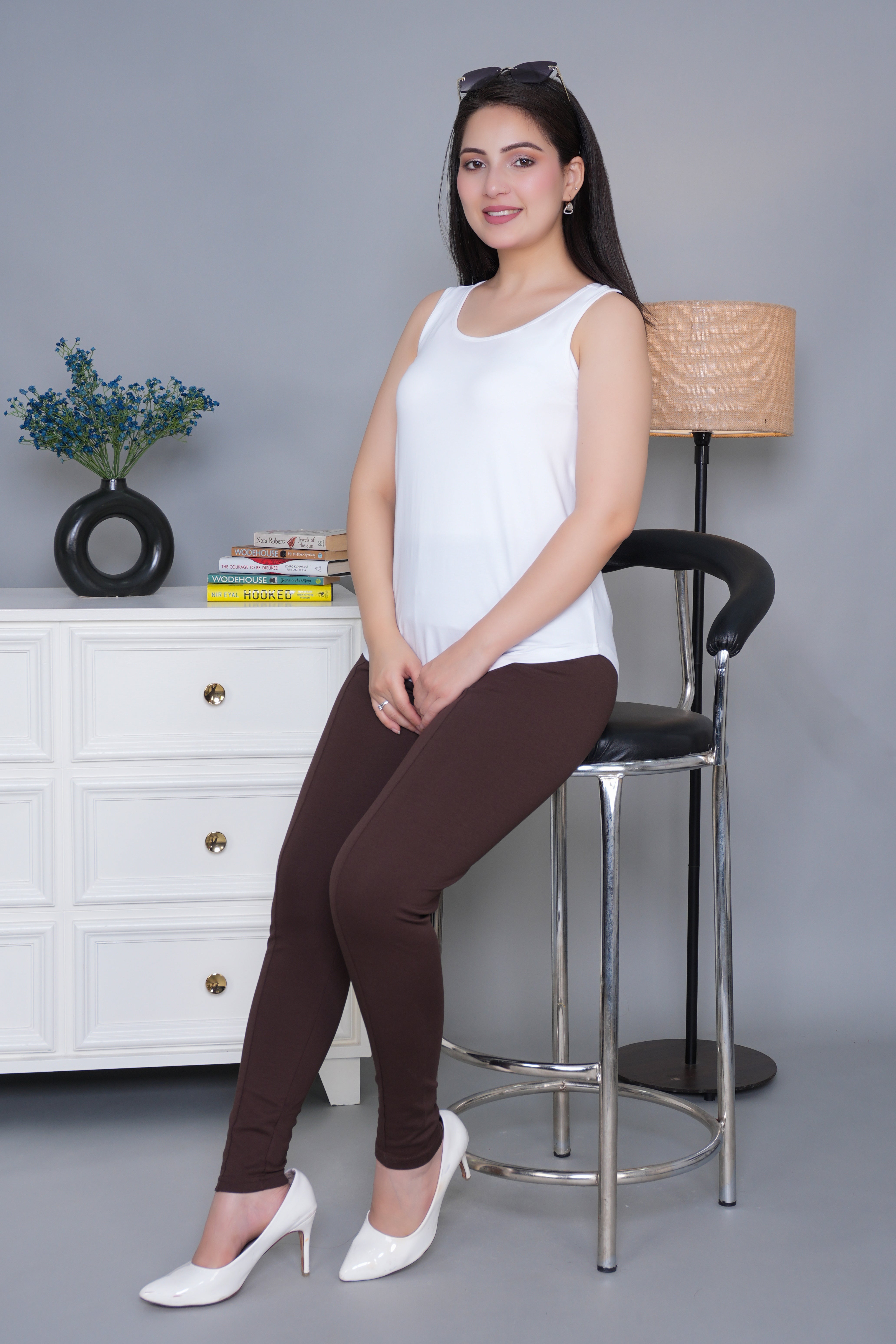 White Cotton vest [100% Cotton spandex]