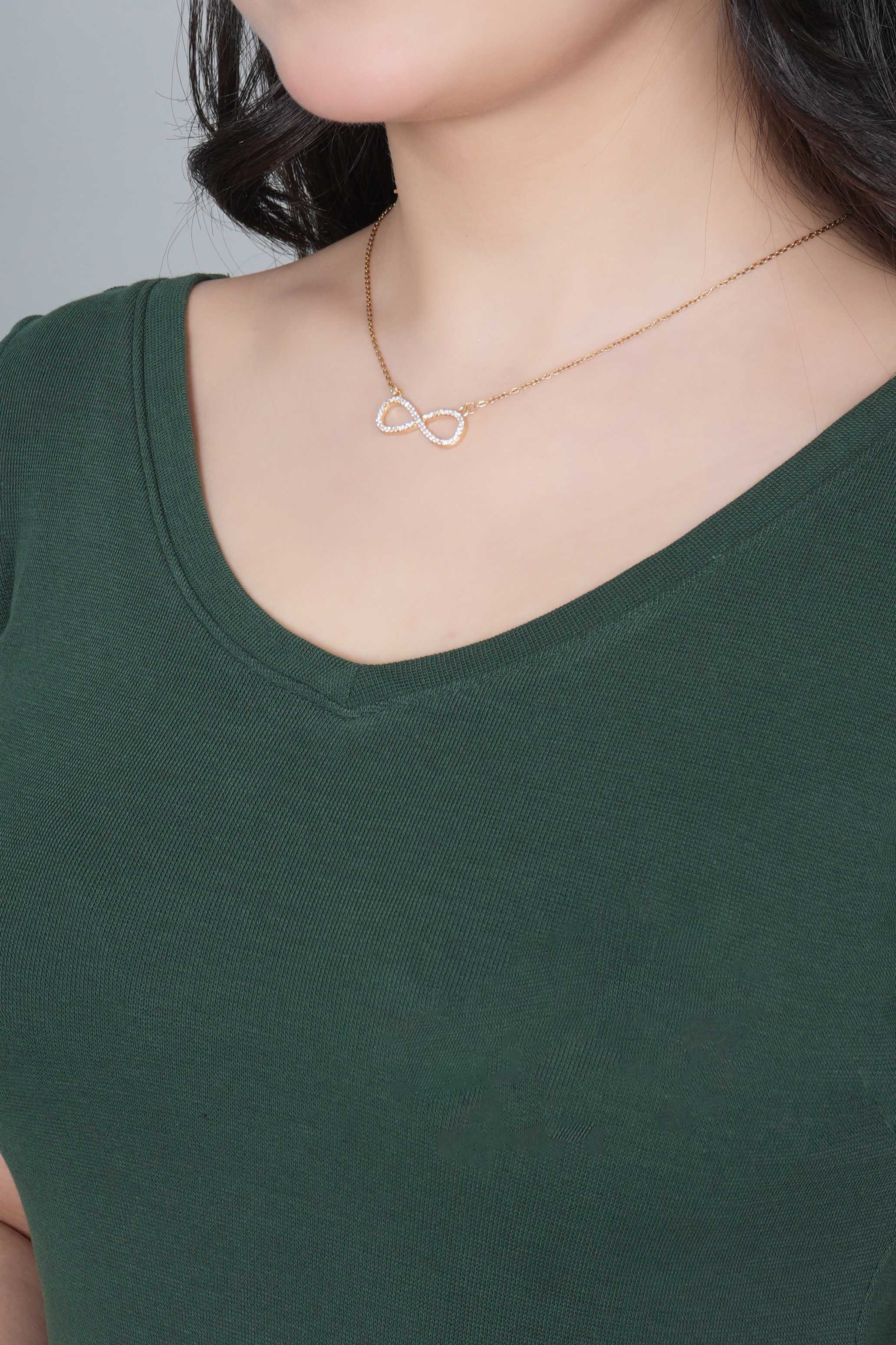 Bottle Green Rib Blouse [ 100% USA HQ Cotton, 280 GSM non transparent fabric ]