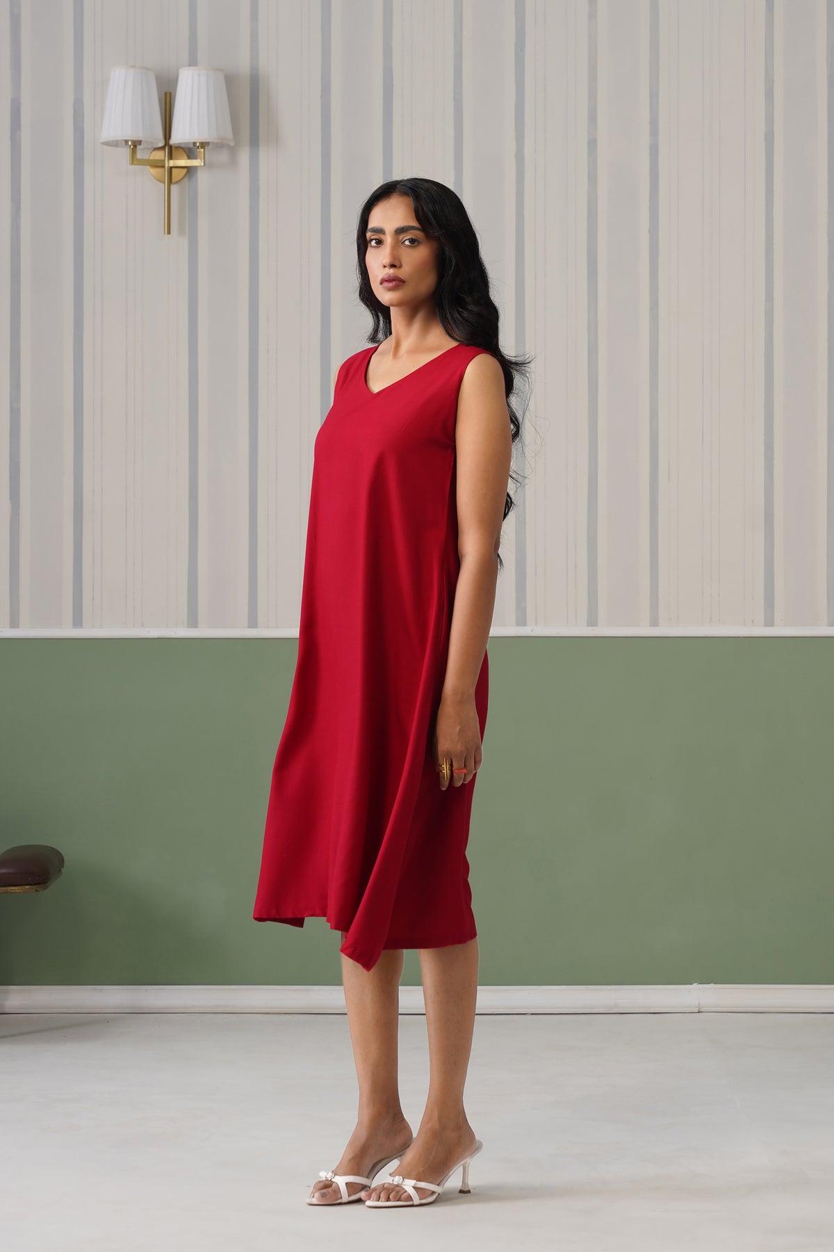 Onion rayon line dress with pocket [ Premium 100% Rayon, Liva Certified ]