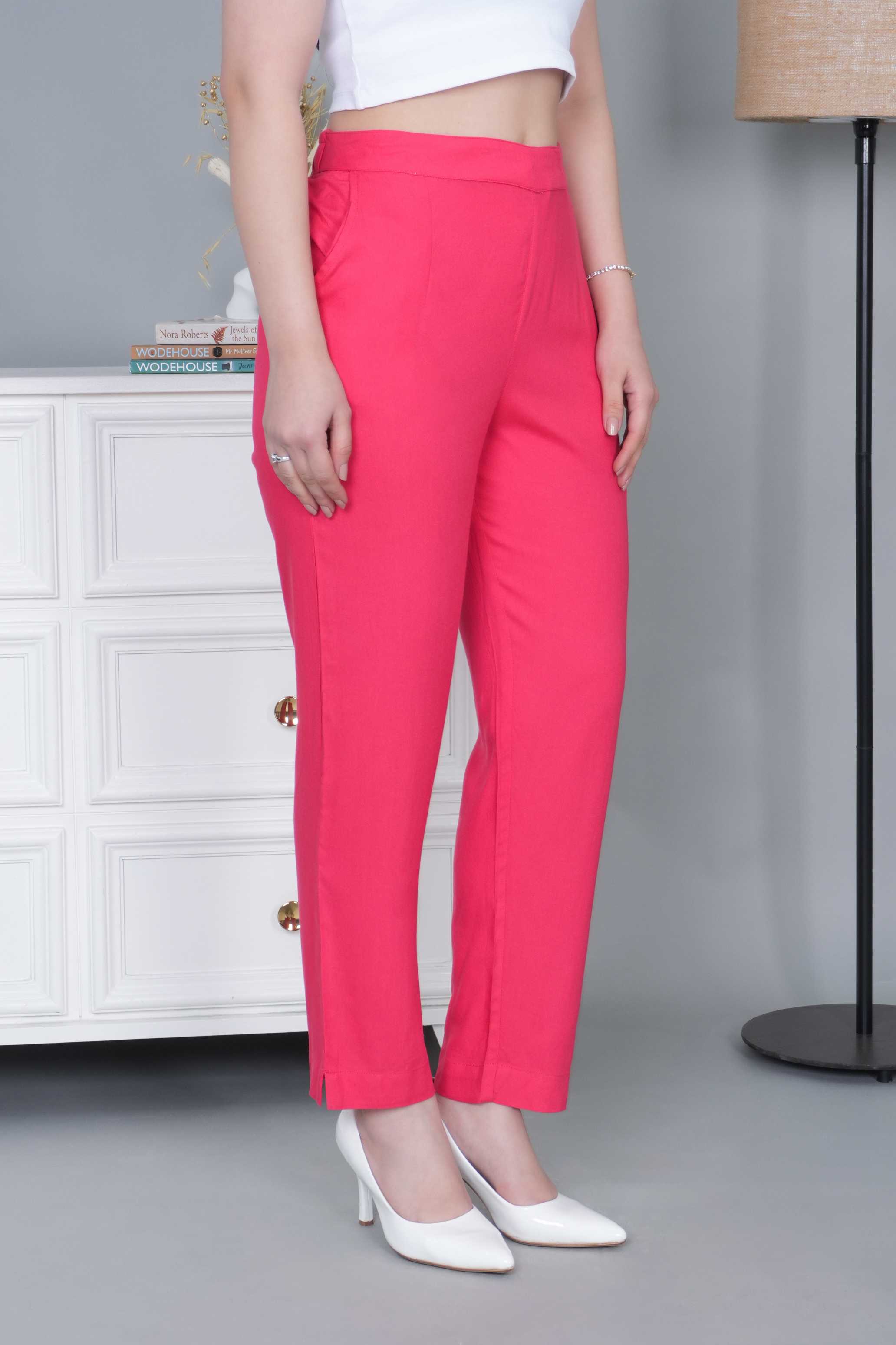 Tea berry rayon pant [ 100% Rayon, Liva Certified ]