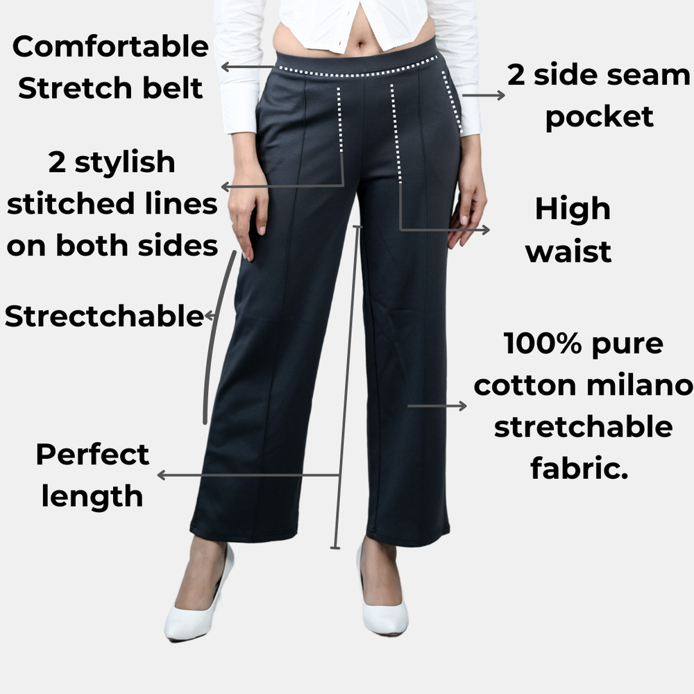 Lt Pink/White Heather Flare Pant main image 0