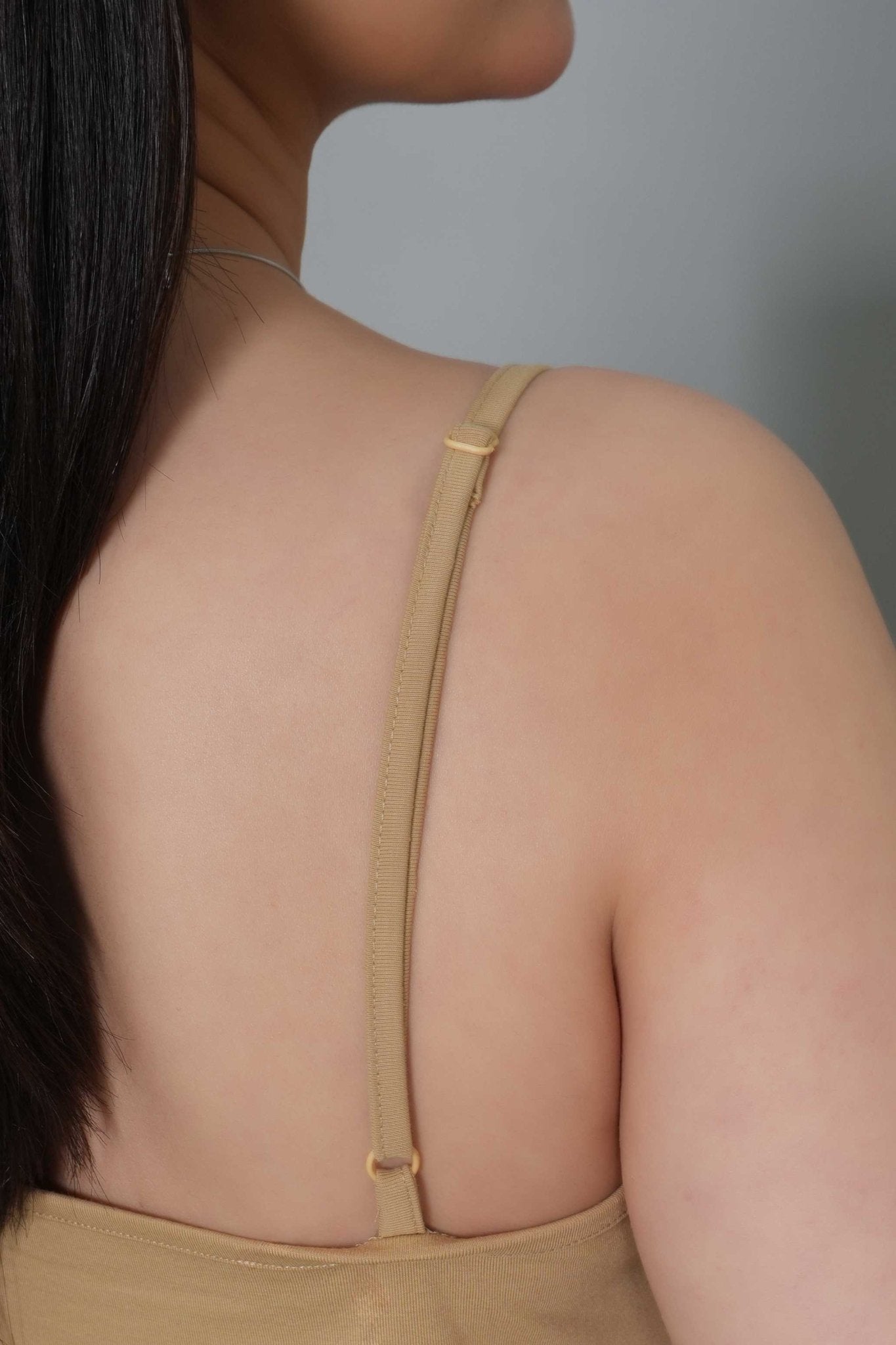 Beige Cotton Kurti Slips [100% Cotton spandex] - Cotton kurti slips