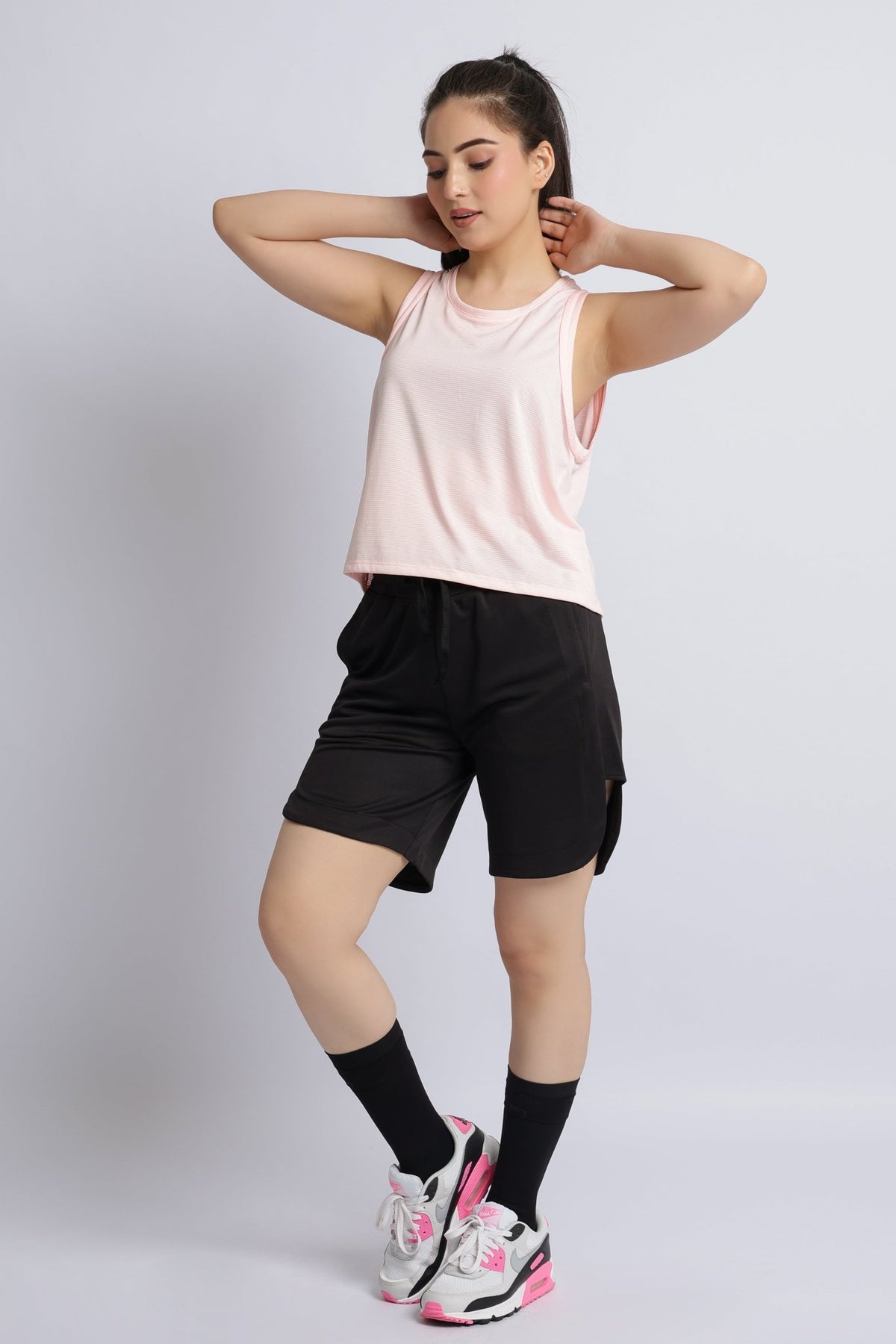 Black active easymove shorts -Active easymove shorts