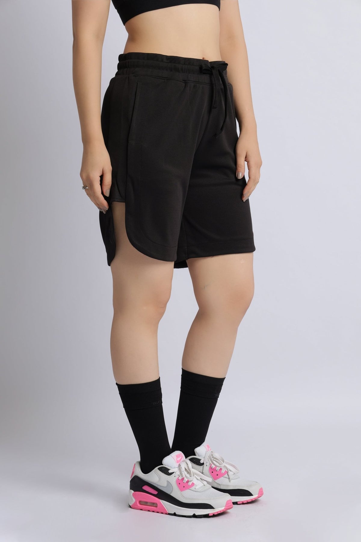 Black active easymove shorts -Active easymove shorts