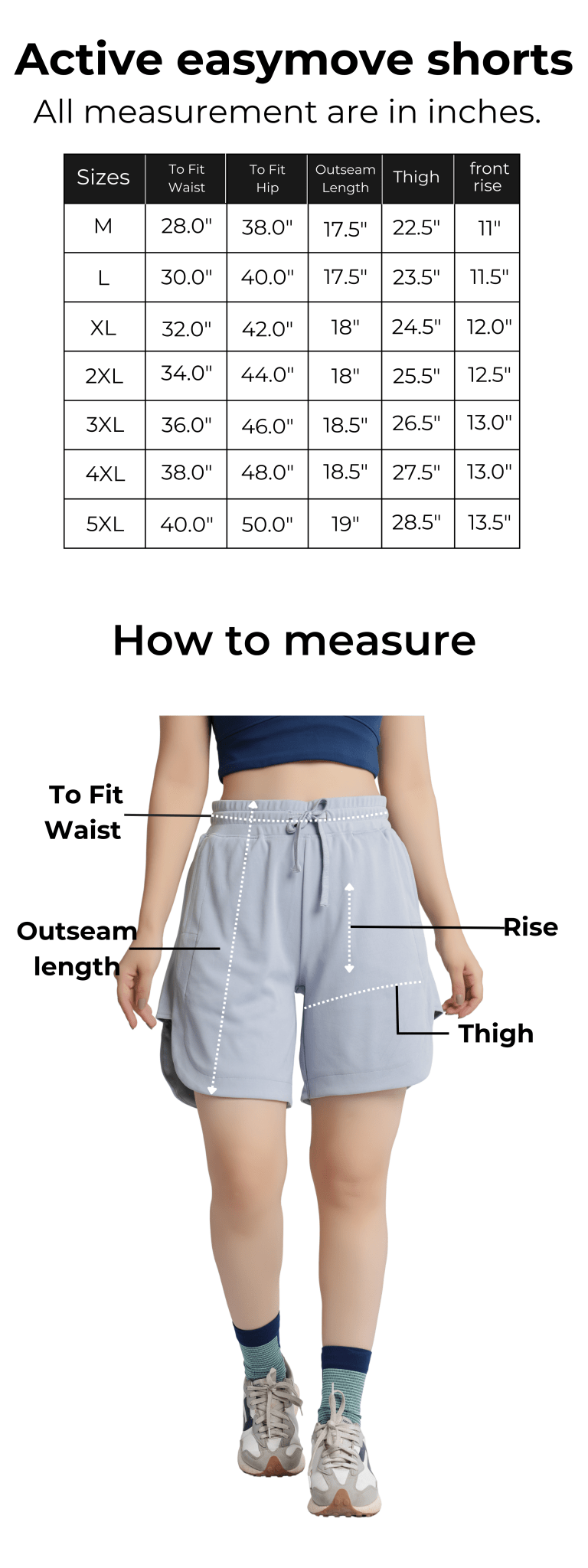 Black active easymove shorts -Active easymove shorts