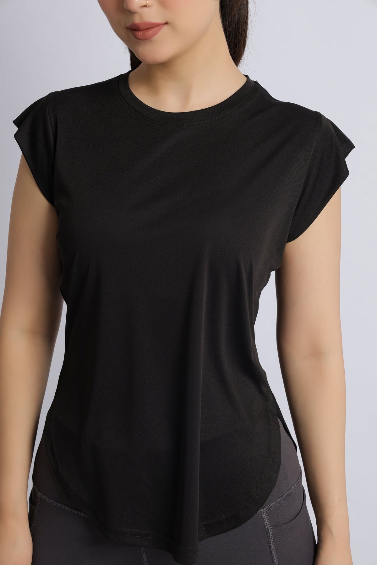 Black active style tshirt -Active style tshirt
