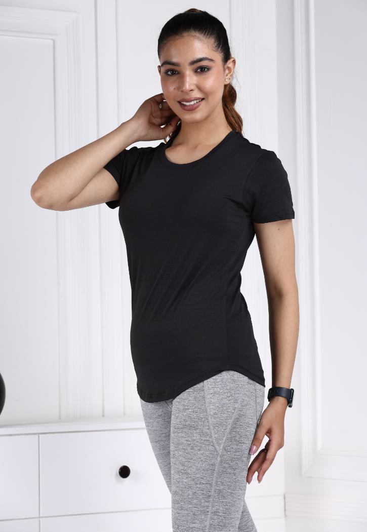 Black Active T Shirt - Active t shirt