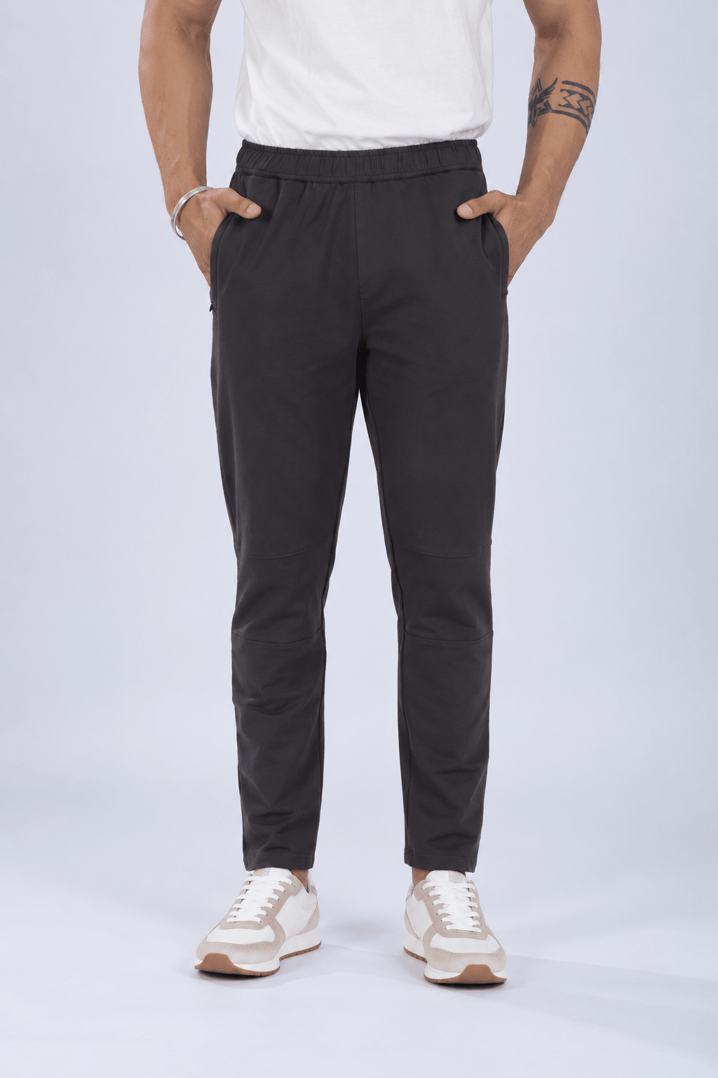 Black all day bottom with extra comfort. [100% Cotton Lycra] -