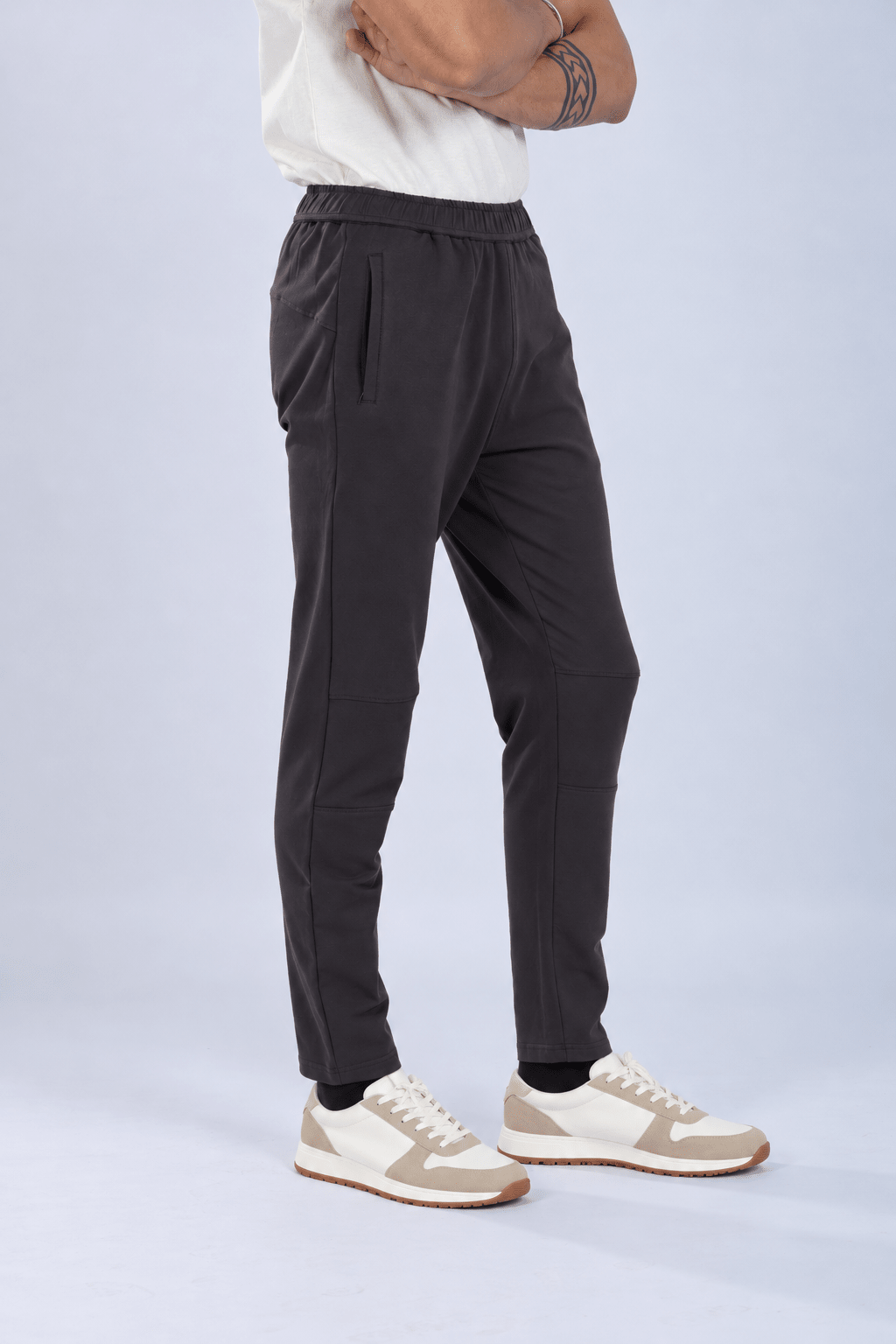 Black all day bottom with extra comfort. [100% Cotton Lycra] -