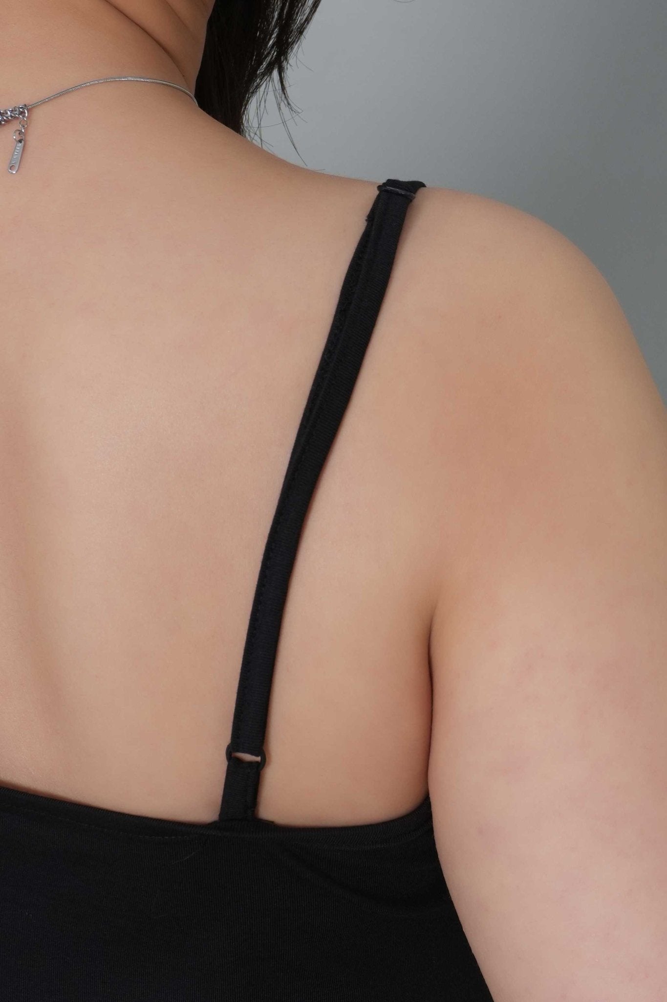 Black Cotton Kurti Slips [100% Cotton spandex] - Cotton kurti slips