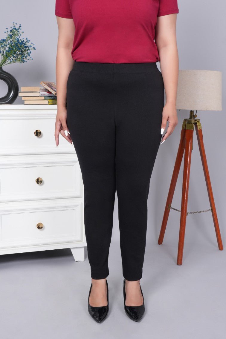 Black cotton legging - Cotton legging