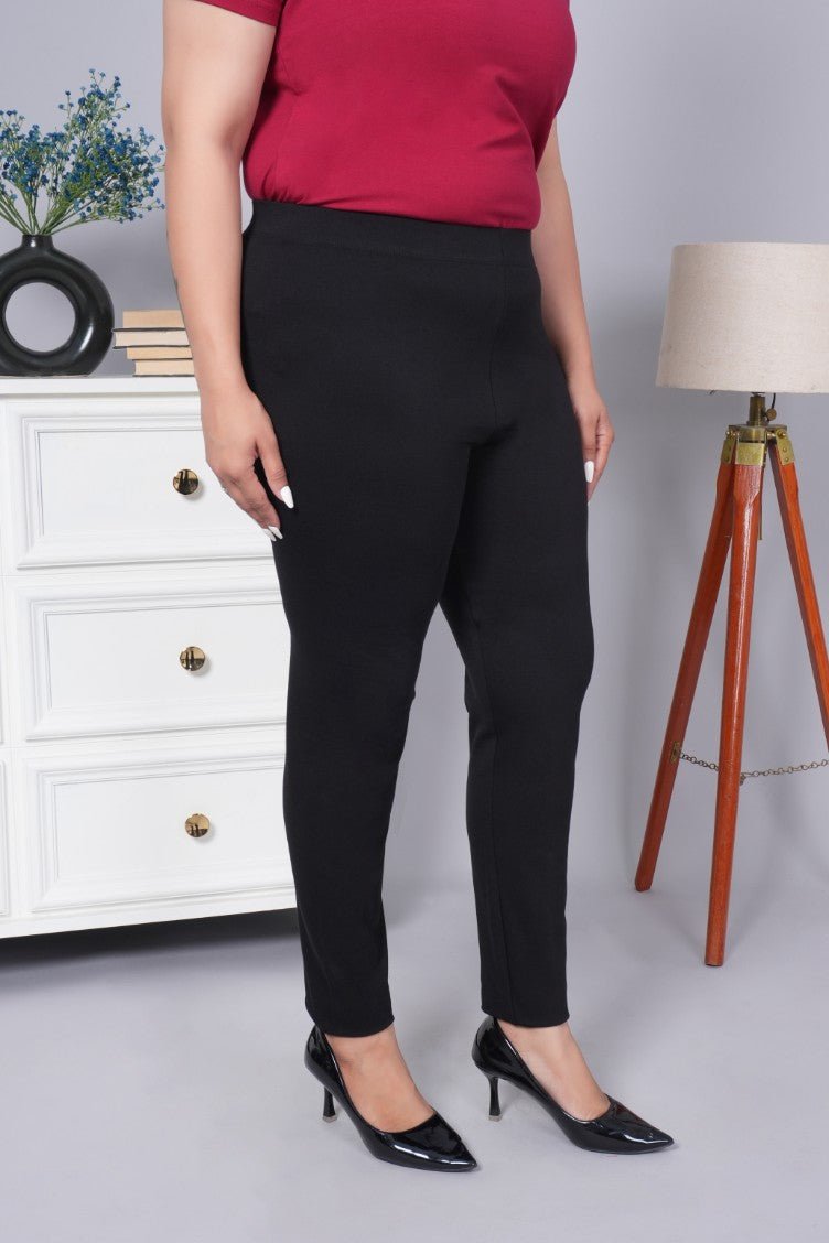 Black cotton legging - Cotton legging