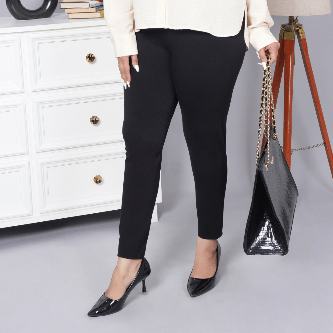 Black cotton legging - Cotton legging