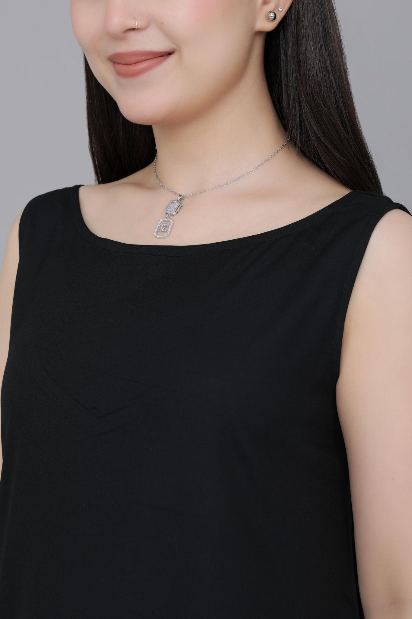 Black rayon flare dress with pocket [ Premium 100% Rayon, Liva Certified ] - Rayon flare dress with pocket