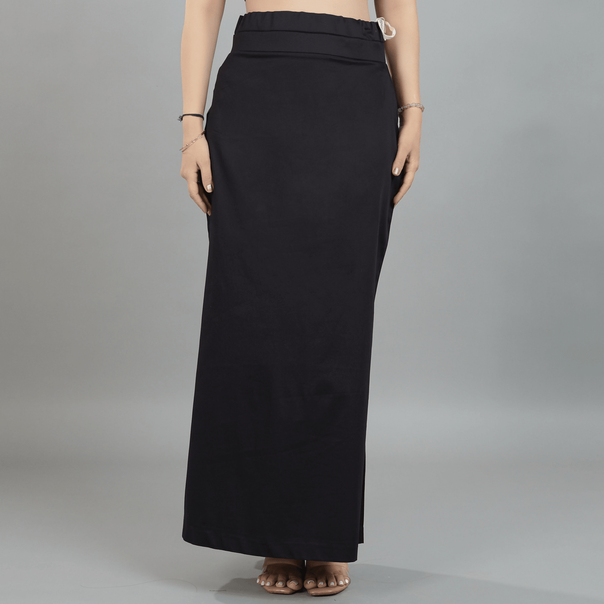 Black saree shaper made from premium cotton -Saree shaper