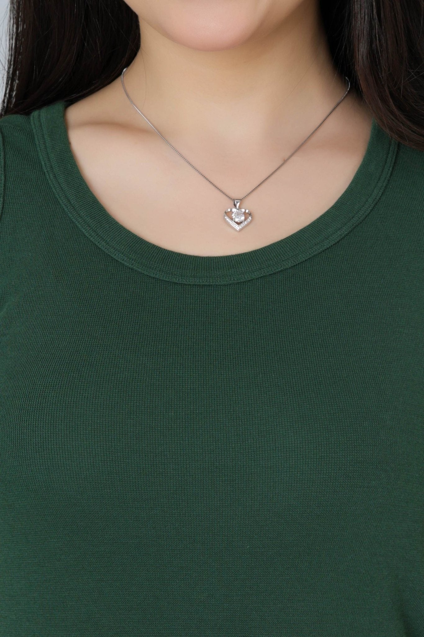 Bottle Green Rib Top [ 280 GSM non transparent fabric ] - Rib top