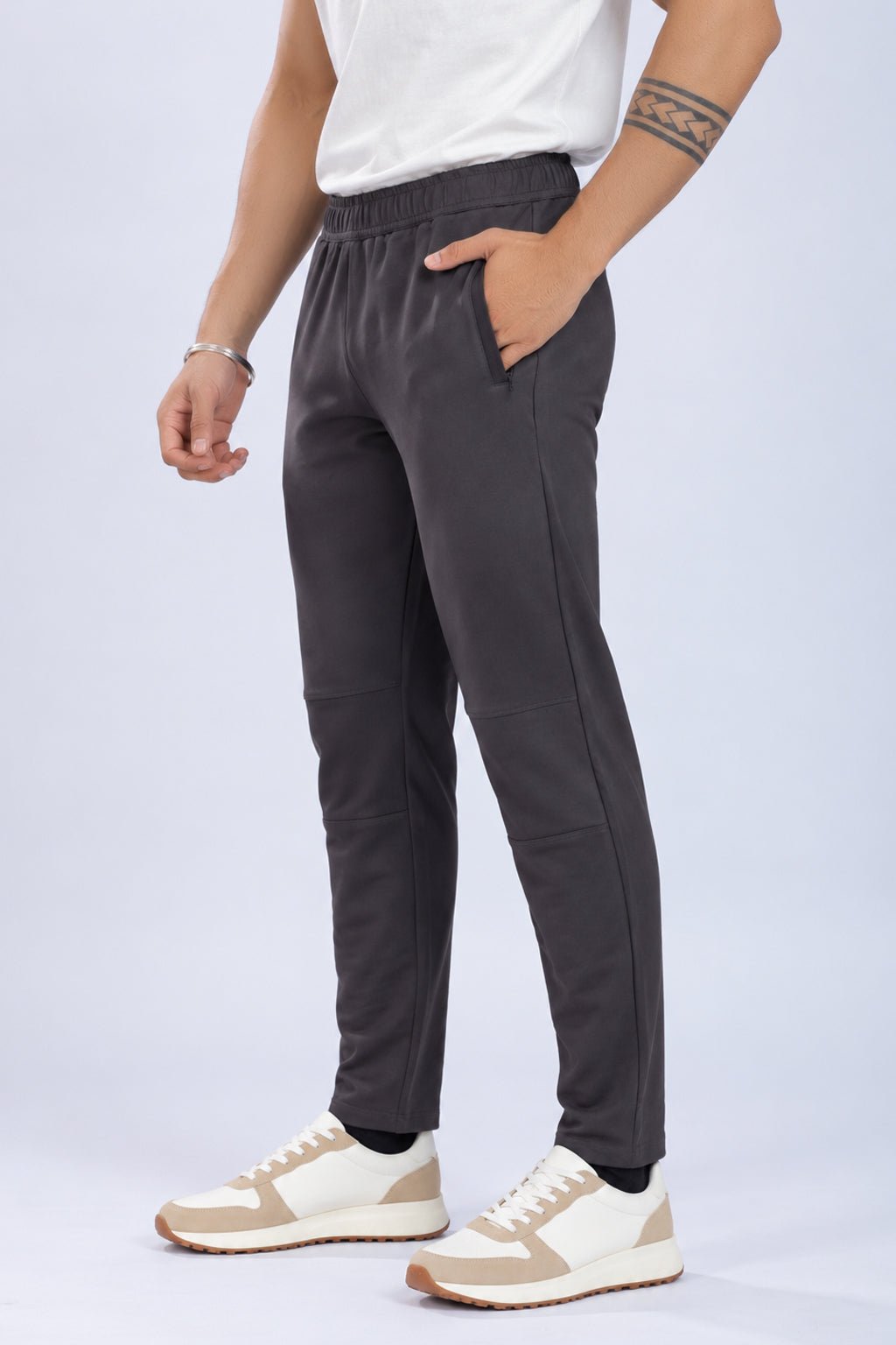 Charcoal all day bottom with extra comfort. [100% Cotton Lycra] -