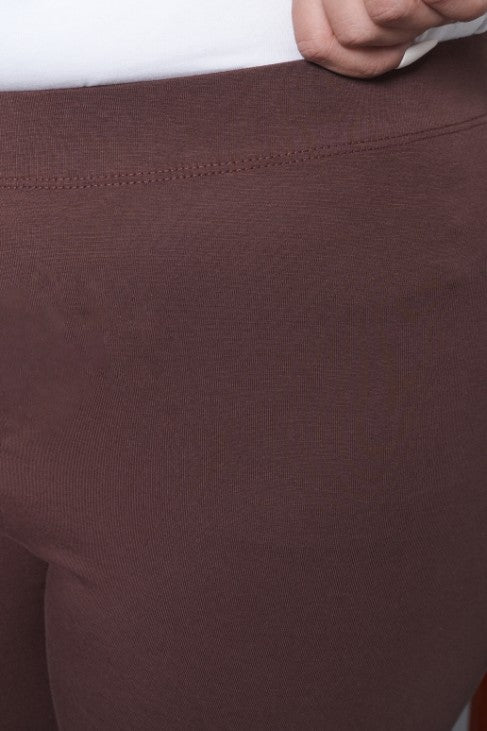 Coffee bean cotton legging - Cotton leggings