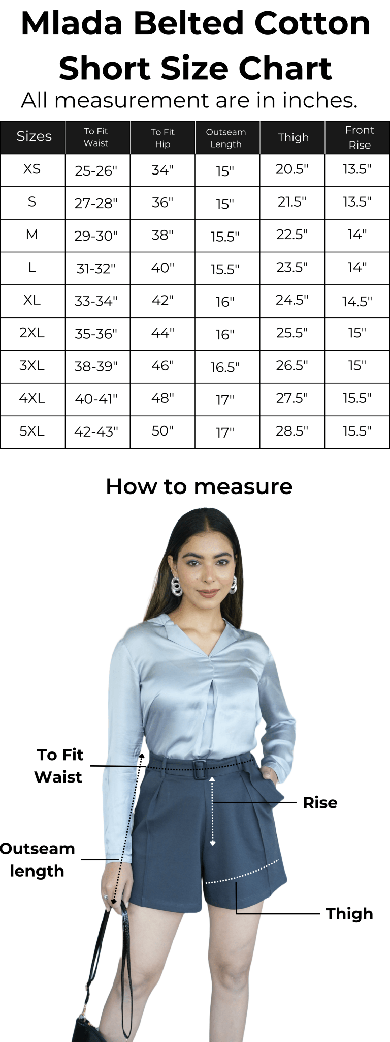 Coffee belted pull on cotton short USA HQ cotton pull on short with superior belt. - Belted pull on cotton short