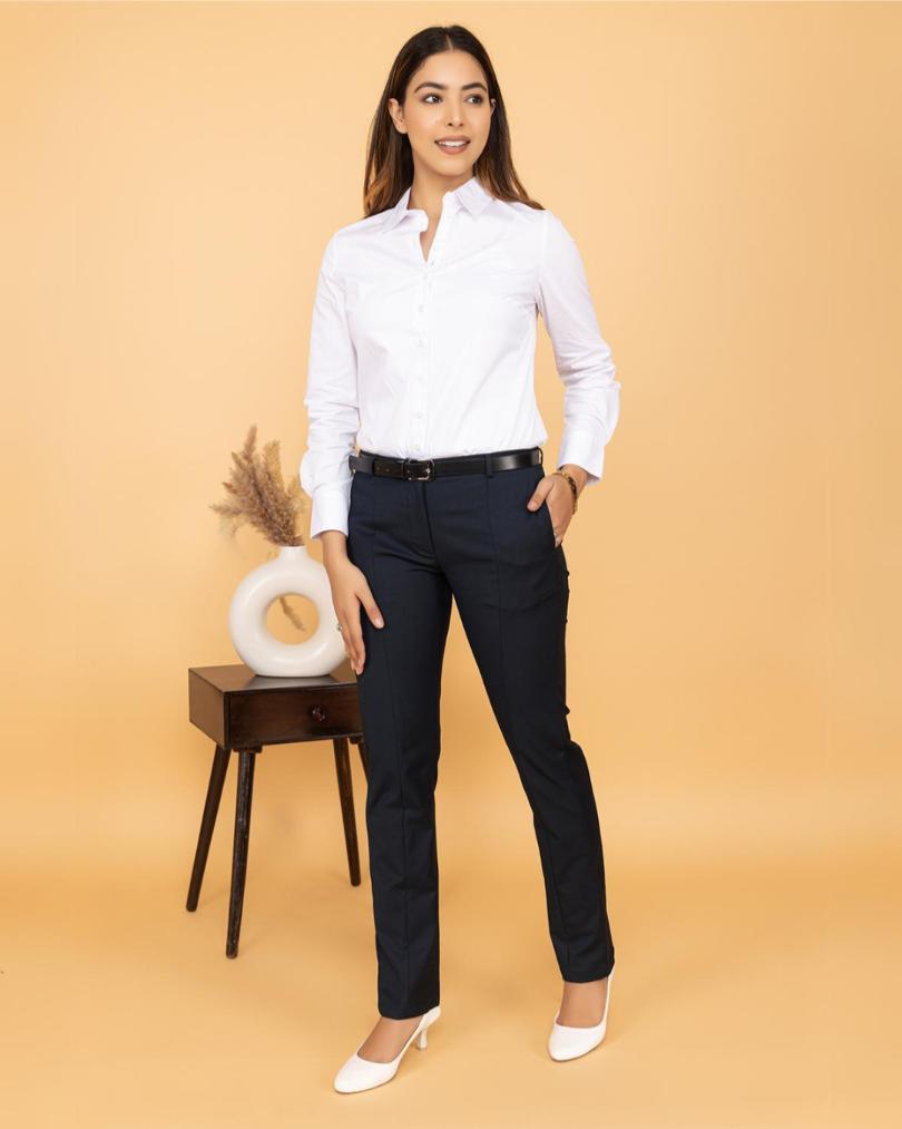 Office Wear Trousers And Top For Ladies Ladies Trousers Office Pants For Girls Black Dress Women's Work