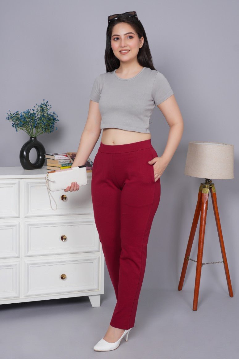 Elephant Grey Rib Crop T Shirt [ 100% USA HQ Cotton, 280 GSM non transparent fabric ] - Rib crop t shirt