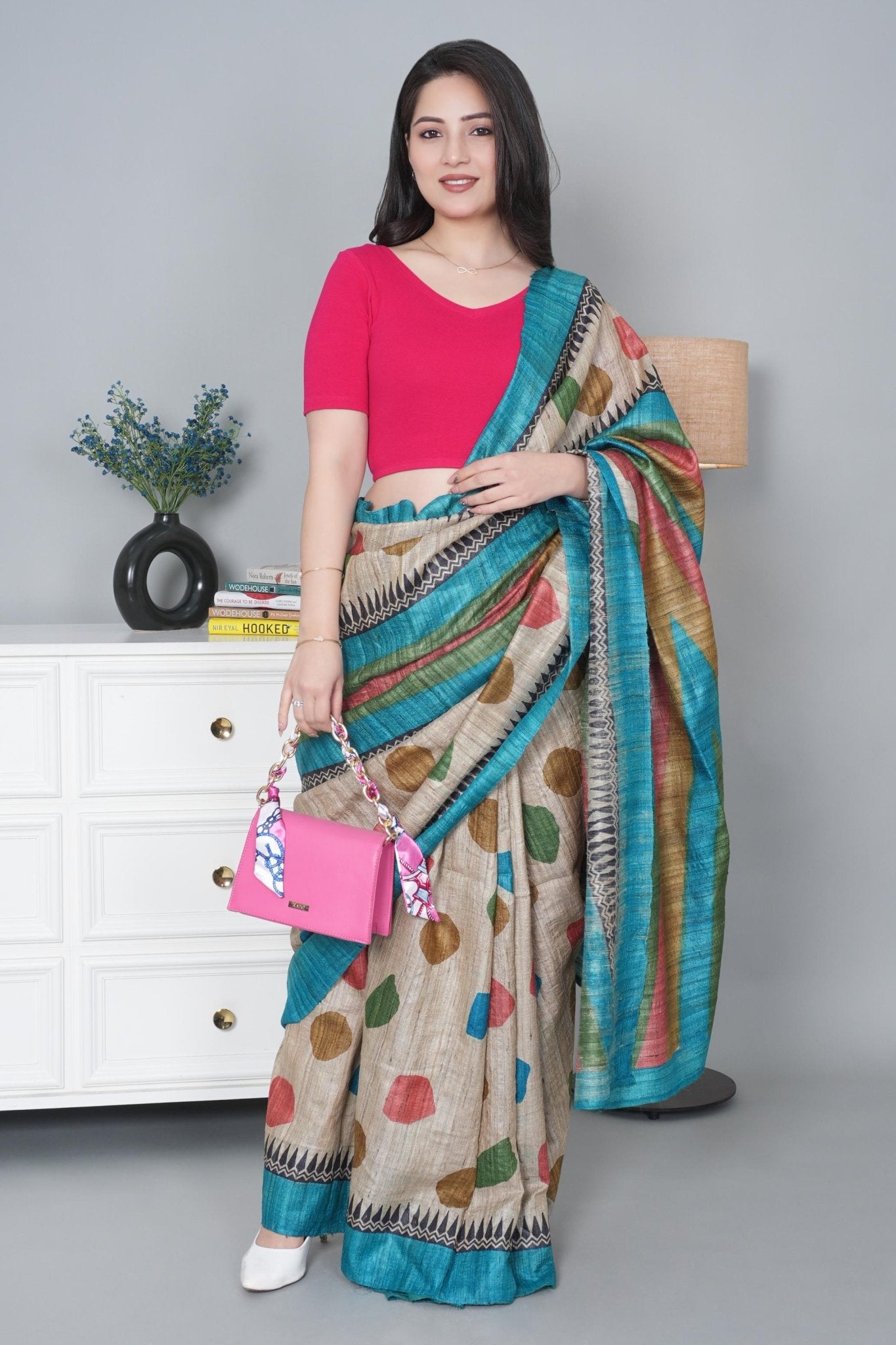 Fuchsia Rib Blouse [ 100% USA HQ Cotton, 280 GSM non transparent fabric ] - Rib blouse