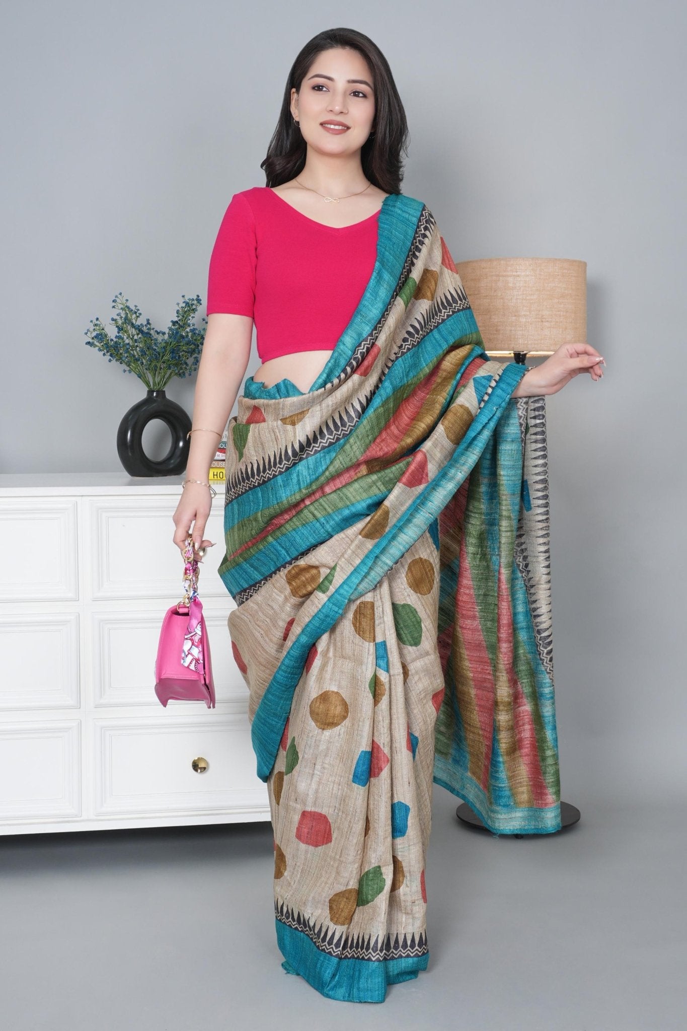 Fuchsia Rib Blouse [ 100% USA HQ Cotton, 280 GSM non transparent fabric ] - Rib blouse