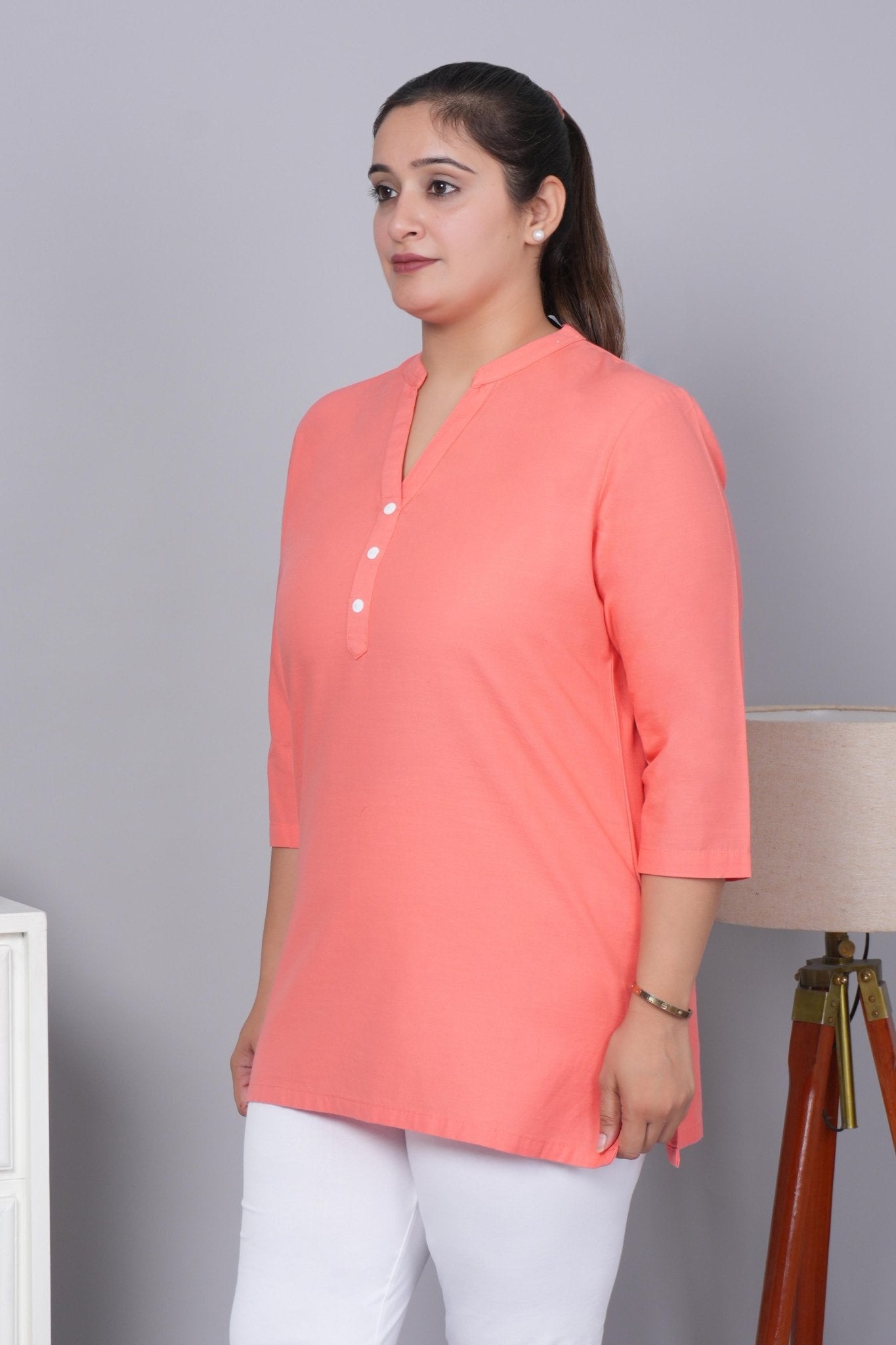 Gajri 100% Cotton Short Kurti - Short kurta