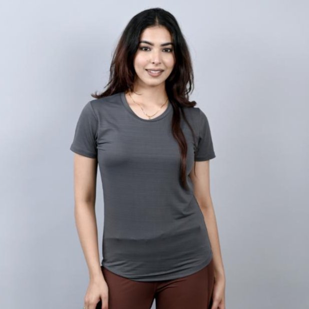 Grey Active T Shirt - Dark green active t shirt