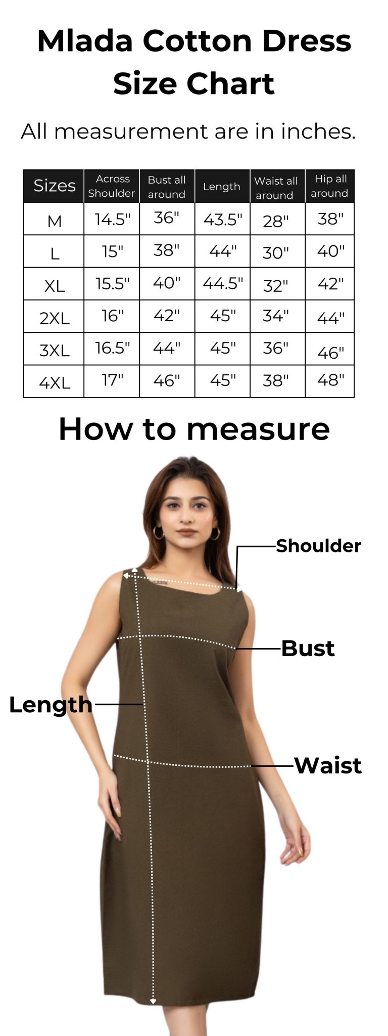 Grey cotton midi dress [100% pure cotton] - Cotton midi dress