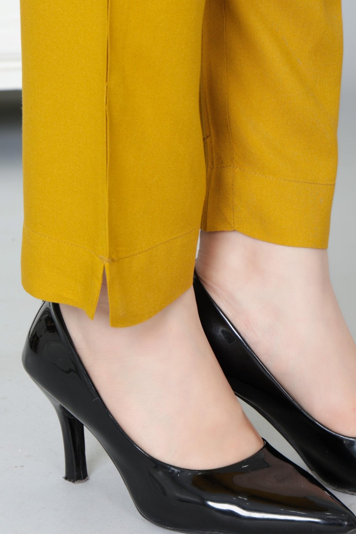 Honey mustard rayon pant [ 100% Rayon, Liva Certified ] - Rayon pants