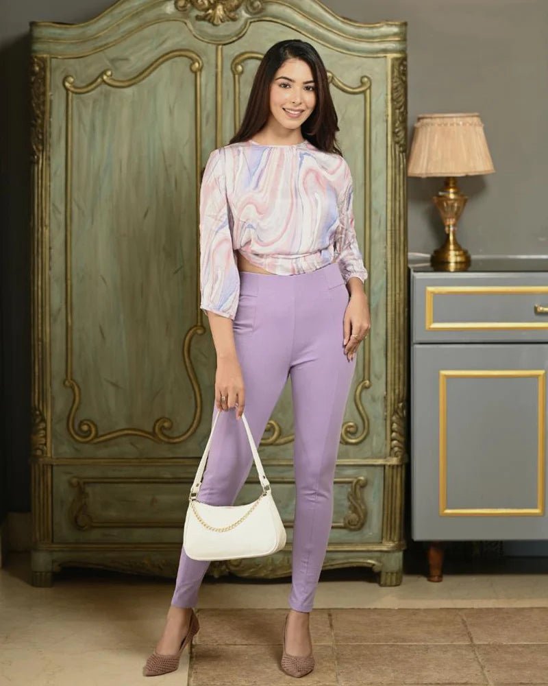 Jeggings Variant testing - Milano jegging pantsLavender