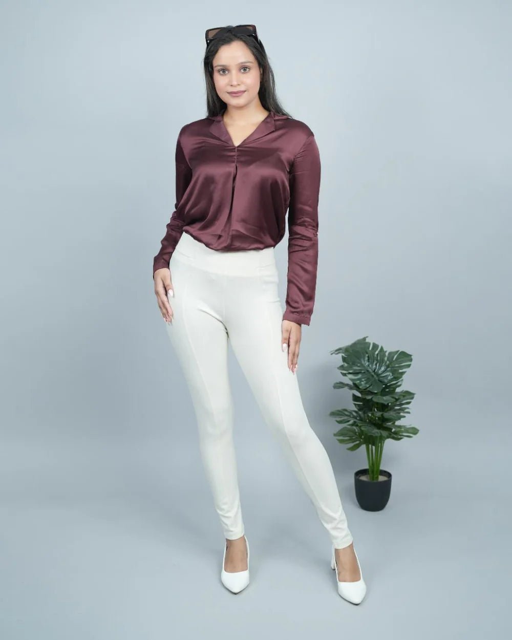 Jeggings Variant testing - Milano jegging pantsOff white