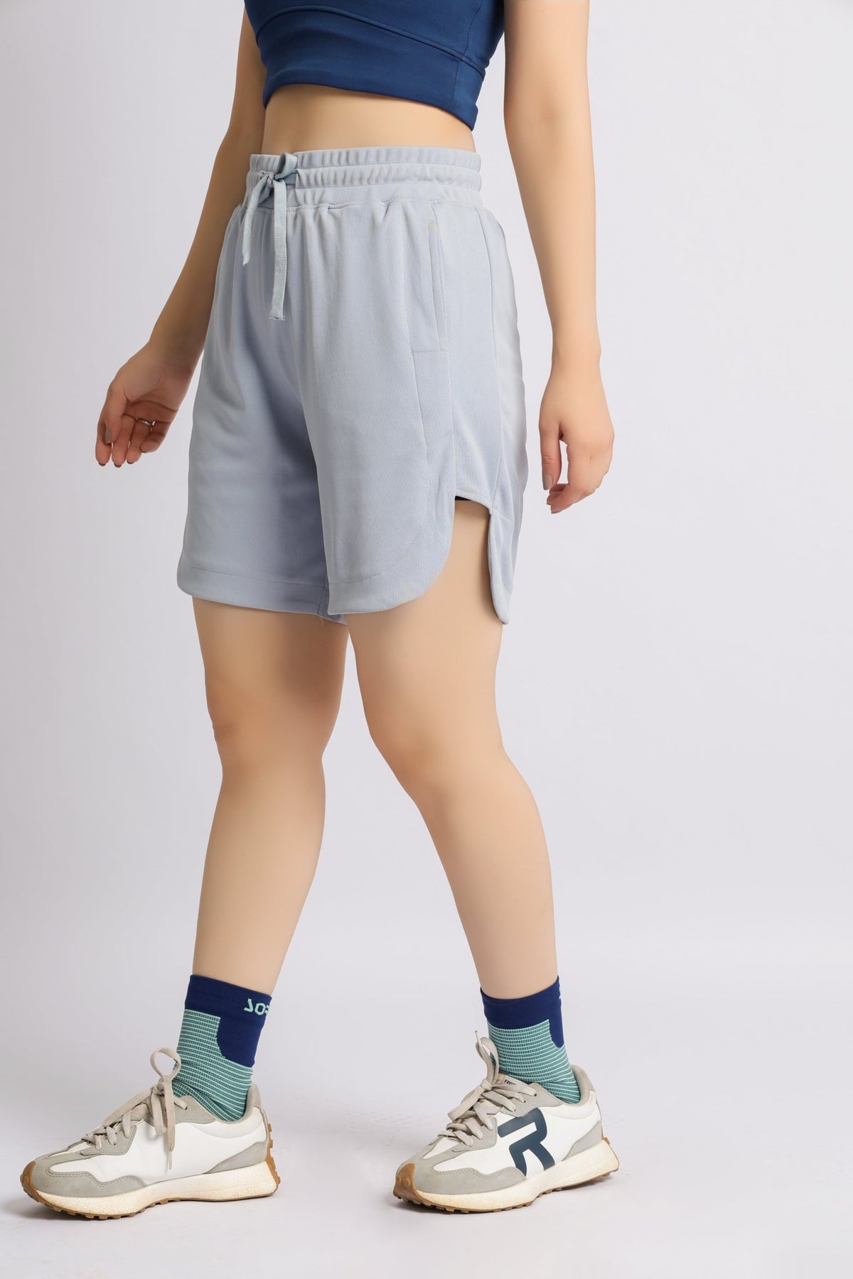 Light grey active easymove shorts -Active easymove shorts
