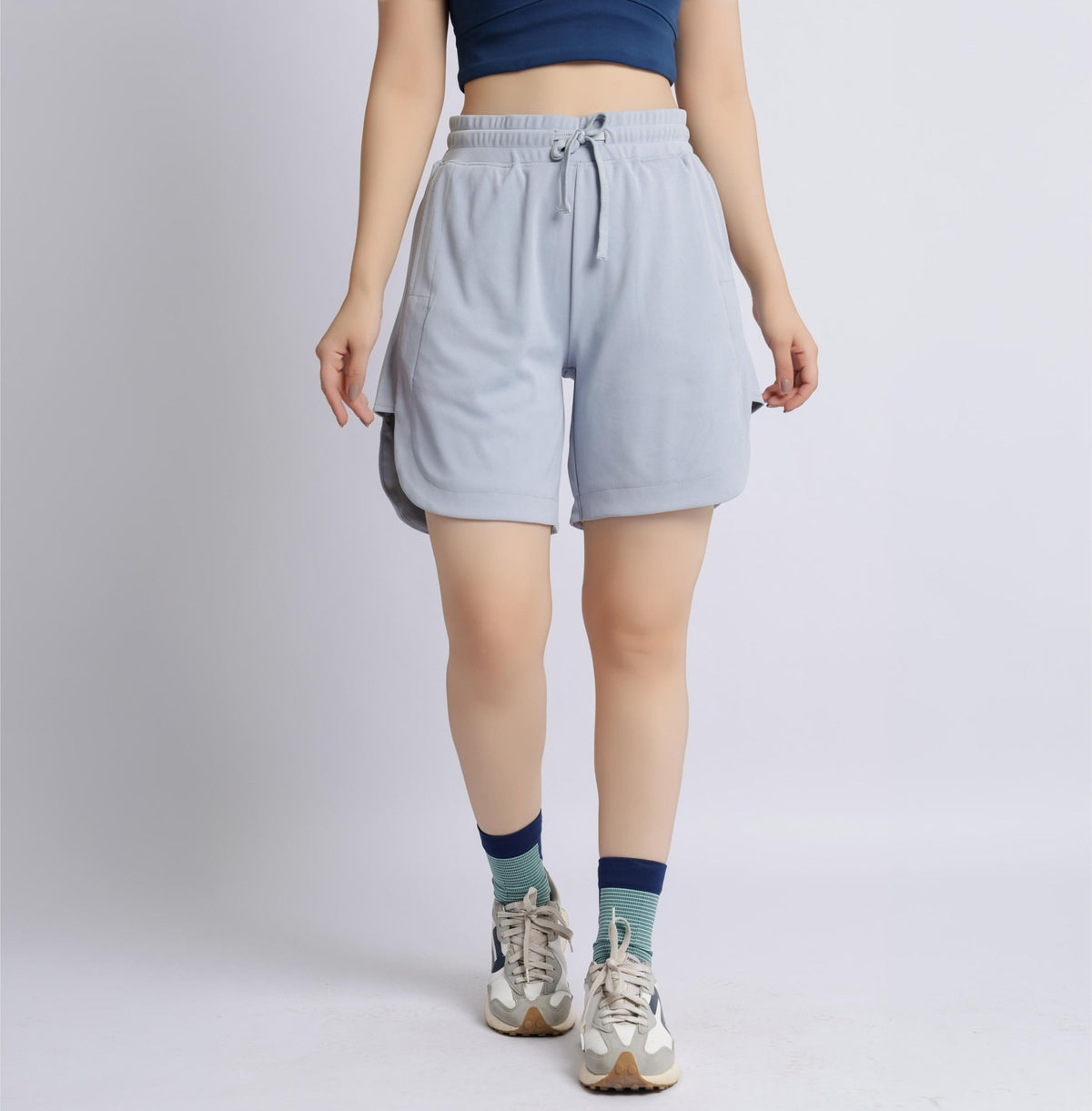 Light grey active easymove shorts -Active easymove shorts